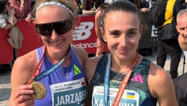 Вікторія Калюжна - срібна призерка Варшавського півмарафону