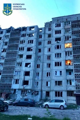 Внаслідок комбінованого обстрілу Луцька постраждали 15 людей – прокуратура