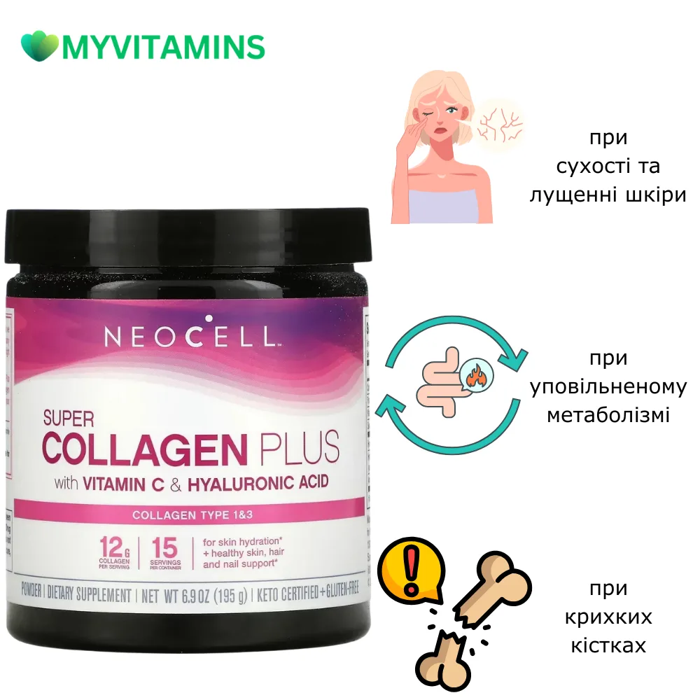 Колаген з вітаміном C
NeoCell