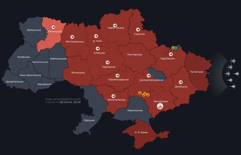 Тривога може бути оголошена на Тернопільщині: подвійна загроза з повітря