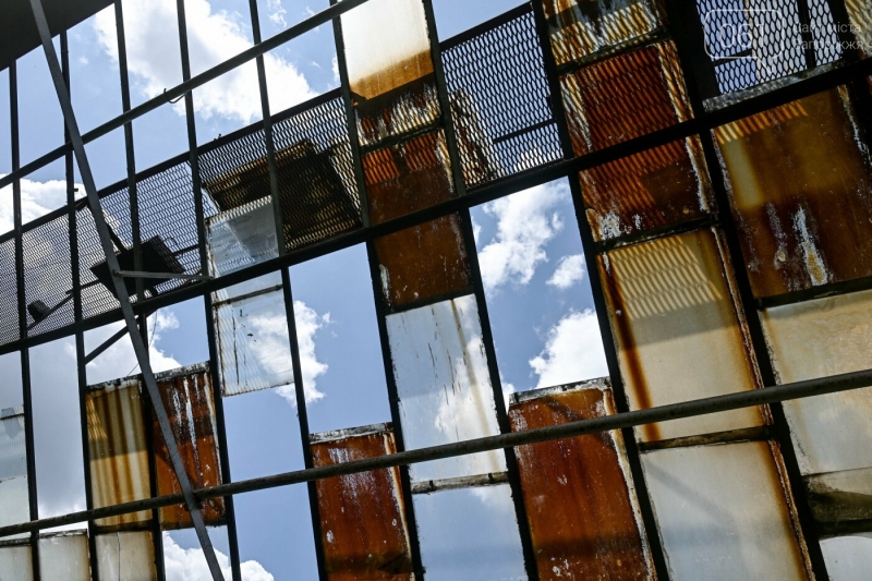 Розбиті теплиці та купа скла в землі: запорізький ботанічний сад оговтується після атаки БпЛА, - ФОТОРЕПОРТАЖ