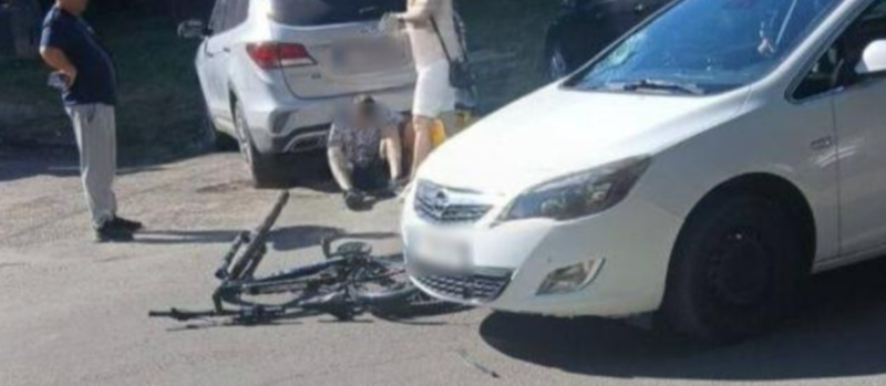 Авто vs велосипед: у Франківську збили кур’єра-підлітка (ФОТО)