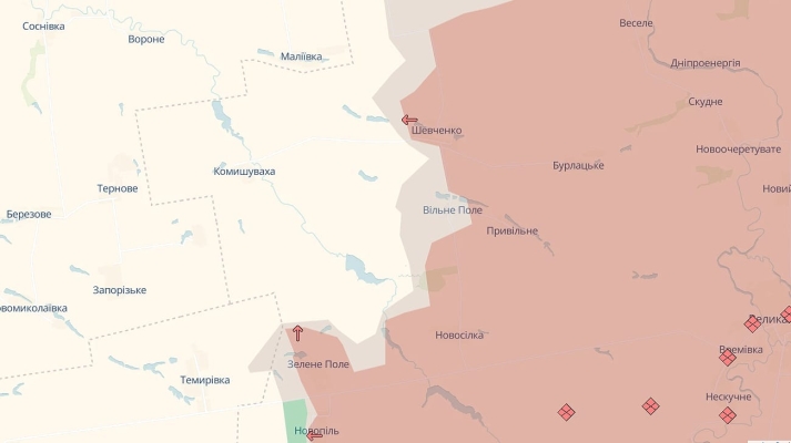 DeepState: Ворог окупував селище Шевченко на Донеччині