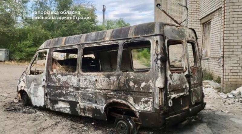 У Степногірську дрони атакували цивільне авто