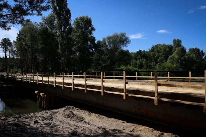 На Київщині закрито проїзд аварійним мостом у Лебедівці