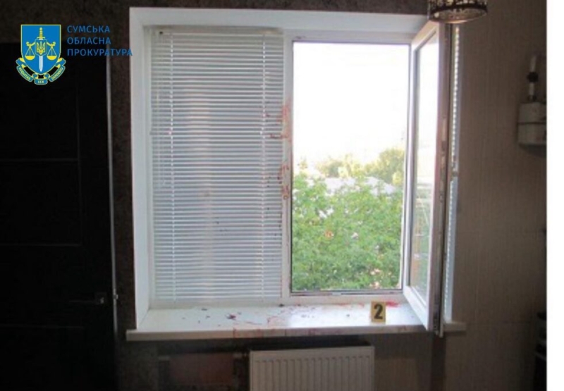Побив та виштовхнув із вікна – прокурори Шостки домоглись 9 років позбавлення волі для чоловіка, який намагався позбавити життя жінку