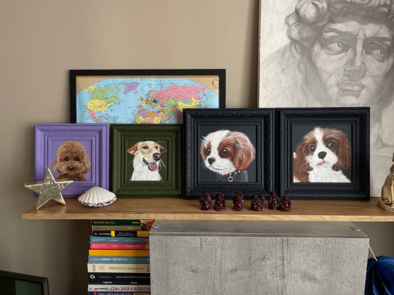 &ldquo;Приємно бачити емоції від картин&rdquo;: як Марія Устимчук малює домашніх улюбленців з України та всього світу