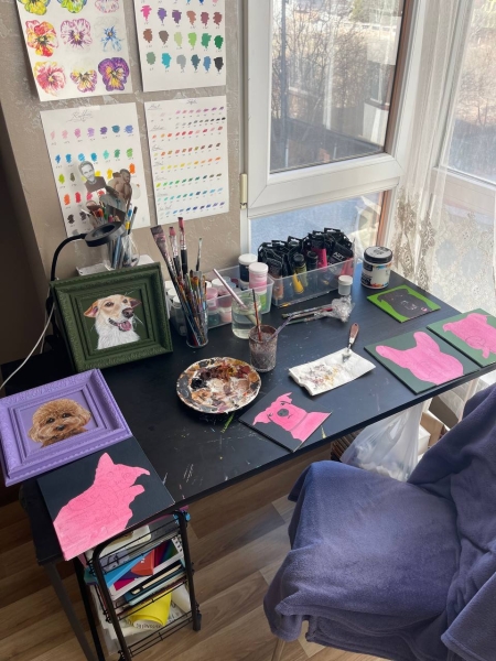 &ldquo;Приємно бачити емоції від картин&rdquo;: як Марія Устимчук малює домашніх улюбленців з України та всього світу