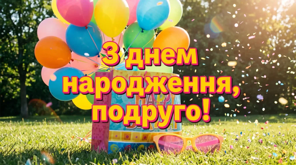 Смішні привітання з днем народження подрузі в прозі