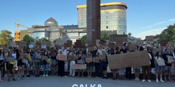У Франківську вдруге вийшли на акцію проти закону №12414 (ФОТО)