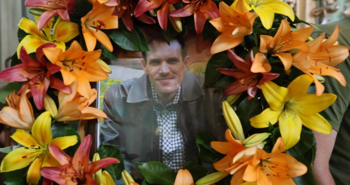 У Луцькій громаді в останню дорогу провели захисника України Олександра Голотюка. ФОТО