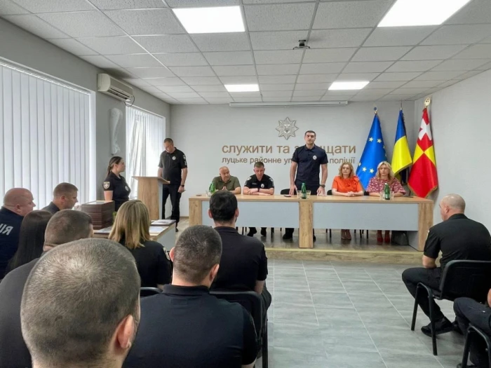 У Луцькому районі відзначили офіцерів поліції з нагоди професійного свята