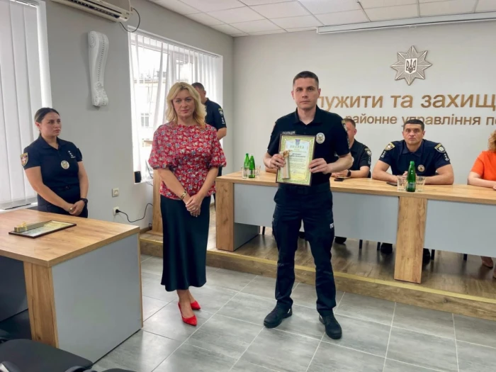 У Луцькому районі відзначили офіцерів поліції з нагоди професійного свята