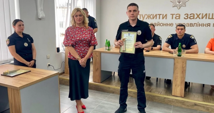 У Луцькому районі відзначили офіцерів поліції з нагоди професійного свята