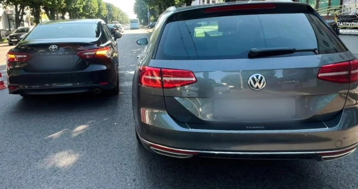 У Луцьку сталася аварія за участі двох легковиків