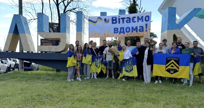 У Луцьку зустріли Бориса Василенка, який повернувся з російського полону. ФОТО