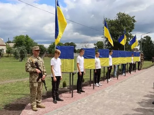 У Покровському Решетилівської громади відкрили Алею Героїв