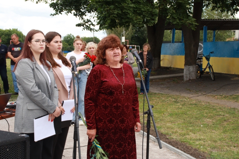 У Покровському Решетилівської громади відкрили Алею Героїв