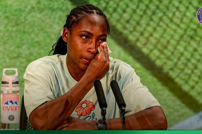 ВІДЕО. Гофф заплакала на прес-конференції після поразки від Ястремської