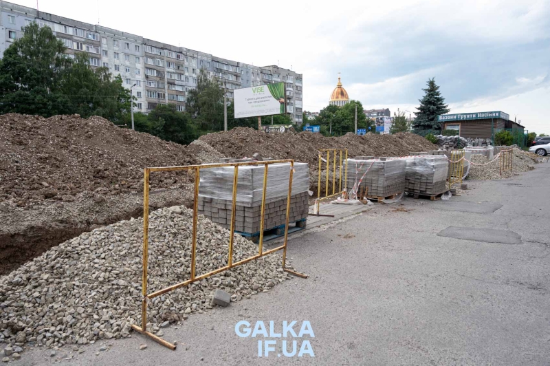 Зберегти останню зелену ділянку: мешканці будинку на Стуса, 5 вийшли на протест проти забудови під вікнами (ФОТО)