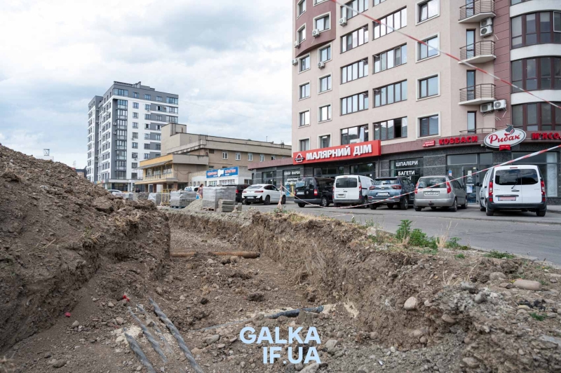 Зберегти останню зелену ділянку: мешканці будинку на Стуса, 5 вийшли на протест проти забудови під вікнами (ФОТО)