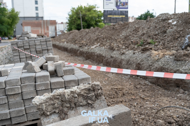 Зберегти останню зелену ділянку: мешканці будинку на Стуса, 5 вийшли на протест проти забудови під вікнами (ФОТО)