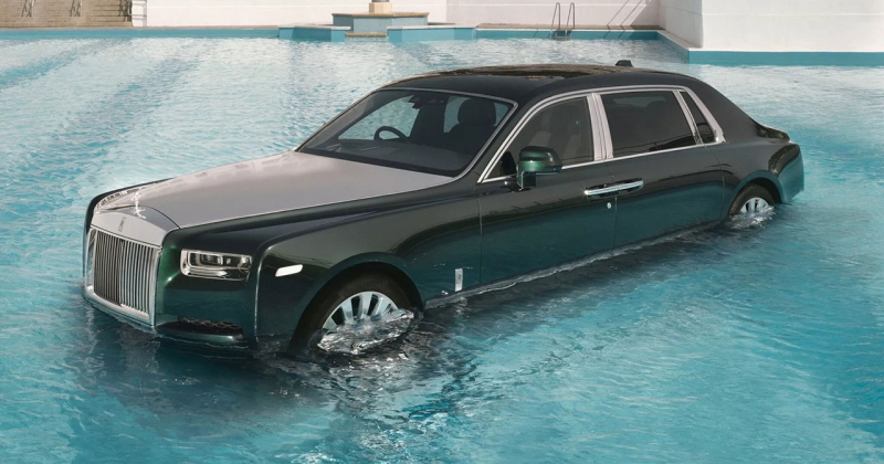 Rolls-Royce відправив Phantom у басейн, щоб відзначити зв'язок автомобіля з музичною індустрією