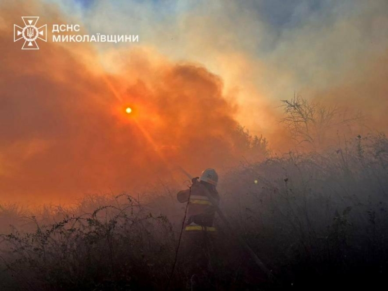 54 виїзди за добу: рятувальники ліквідували десятки пожеж на Миколаївщині, - ФОТО