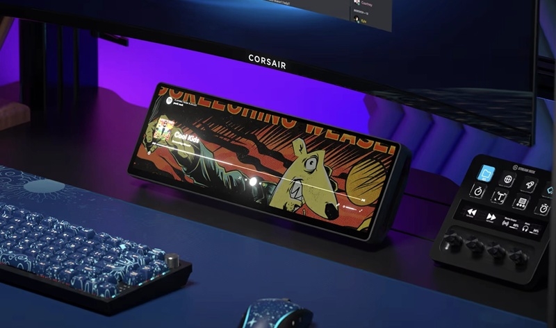 Corsair випустила Xenon Edge 14,5 - багатофункціональний сенсорний дисплей для управління медіаконтентом, віджетами та додатками