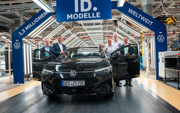 Volkswagen продав півтора мільйона електромобілів ID Volkswagen продав півтора мільйона електромобілів ID