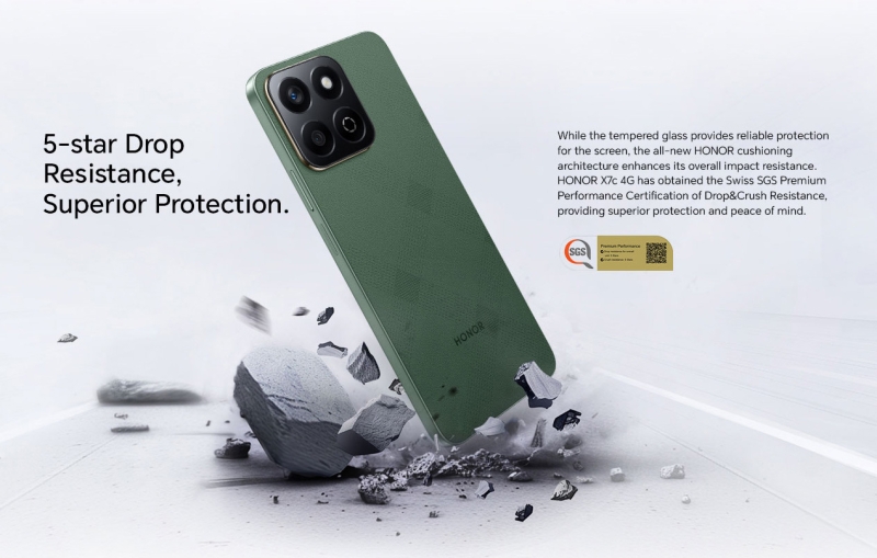 Офіційний анонс Honor X7c 5G: 120 Гц екран і Snapdragon 4 Gen 2