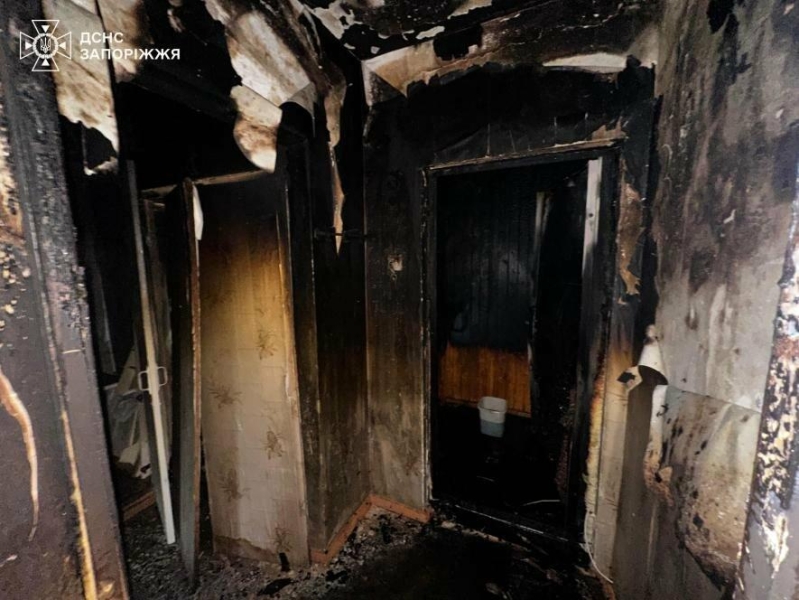 У Запоріжжі під час пожежі в багатоповерхівці загинув чоловік