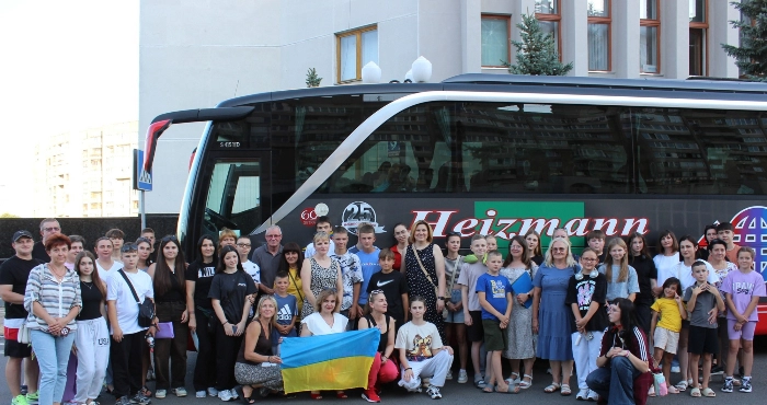 Діти  військових з Луцького району вирушили на канікули до Саксонії