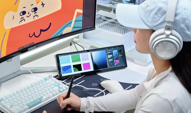 Corsair випустила Xenon Edge 14,5 - багатофункціональний сенсорний дисплей для управління медіаконтентом, віджетами та додатками