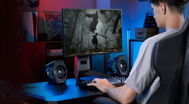 Edifier G2000 Pro - потужна акустика в акриловому корпусі з RGB-підсвічуванням