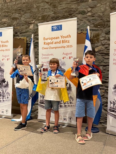 Юний шахіст з  Дніпра став дворазовим чемпіоном Європи