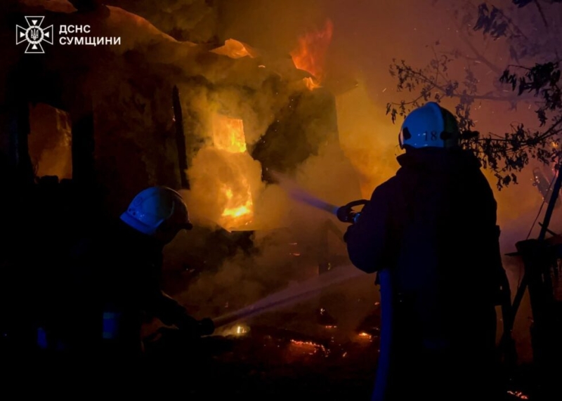 На Глухівщині рятувальники ліквідували пожежу в житловому будинку (ВІДЕО)