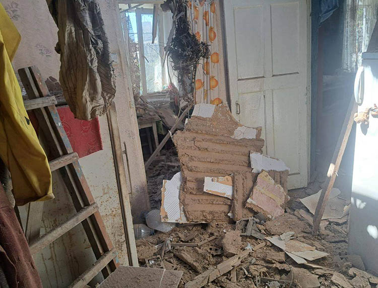 На Нікіпольщині ворог пошкодив багатоквартирні та приватні будинки