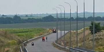 На північному об’їзді Рівного уже з’явилась будівельна бригада