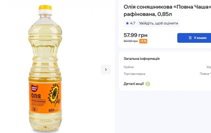 Соняшникова олія дорожчає: чи очікувати українцям дефіциту через поганий урожай