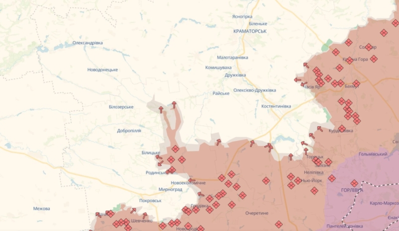 «Трикутник порожнечі»: експерти про ризики оточення Покровська, Мирнограда та Костянтинівки та подальший прорив ЗС РФ
