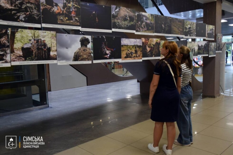 У Сумах відкрили фотовиставку &laquo;Сумчани на війні. Незламність. Сила. Мужність&raquo;