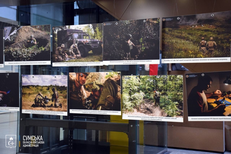 У Сумах відкрили фотовиставку &laquo;Сумчани на війні. Незламність. Сила. Мужність&raquo;