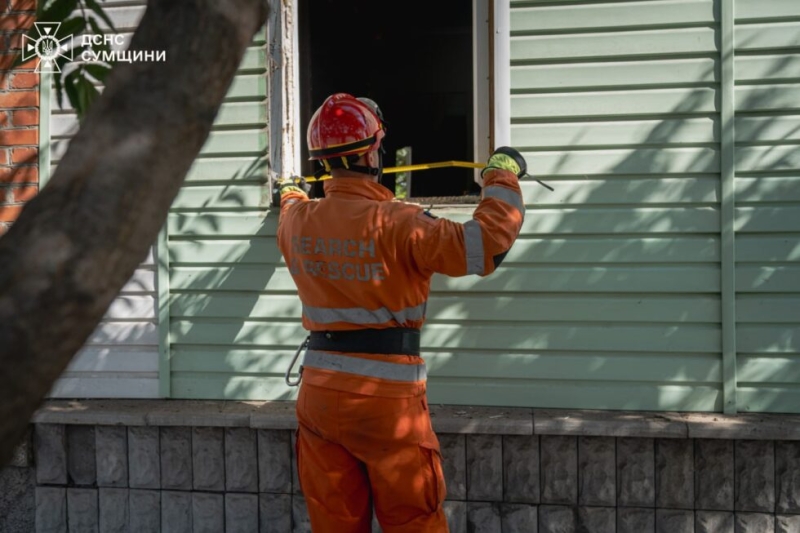 В Охтирці завершено аварійно-відновлювальні роботи після нічної атаки «шахедів»