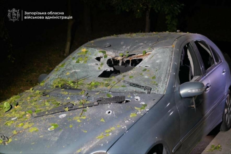 Внаслідок атаки на Запоріжжя загинула людина, ще сім - поранені