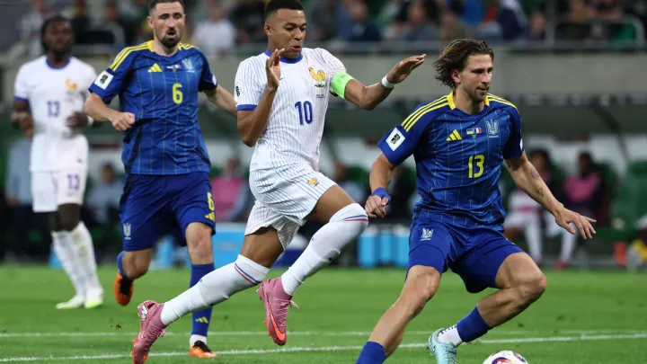 Футболісти України поступилися Франції 0 : 2 у кваліфікаційному матчі ЧС - 2026