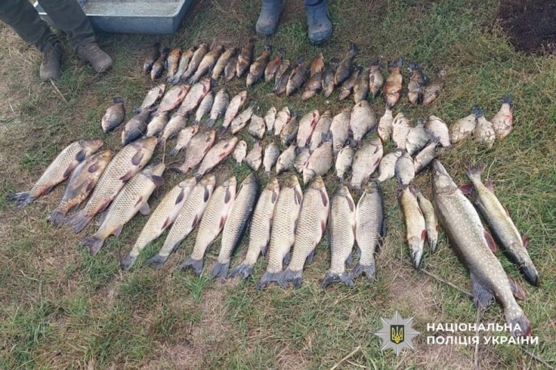 На Роменщині поліцейські викрили факт незаконного вилову риби