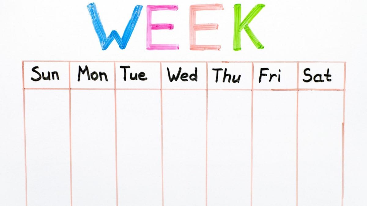 Іменник week в англійській мові: значення та вживання
