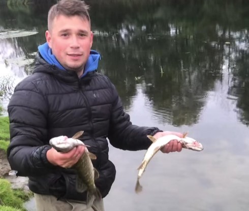 Рибалка показав, як правильно на Дубенщині ловити щуку (ВІДЕО)