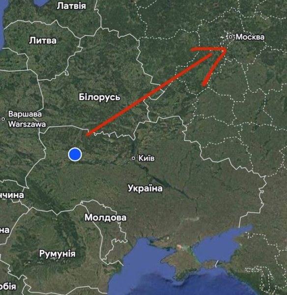 Росіяни запевняють, що дрони з Рівненщини атакували Москву